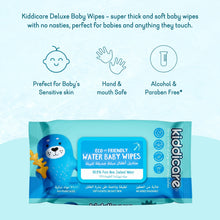Load image into Gallery viewer, Kiddicare Water Baby Wipes