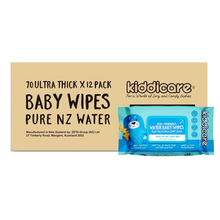Load image into Gallery viewer, Kiddicare Water Baby Wipes