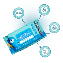 Load image into Gallery viewer, Kiddicare Water Baby Wipes